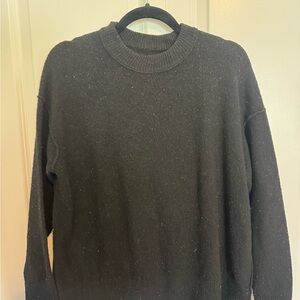 Aerie Women's Black Crewneck Sweater